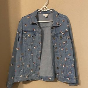 Minnie Mouse faded jean jacket